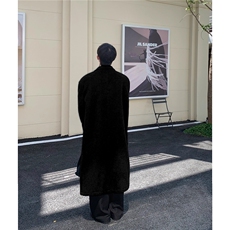 【现货】长款秋冬韩版毛呢大衣宽松高级感潮流外套DY05013P125，男装毛呢大衣，星座1004（原星座815-3）