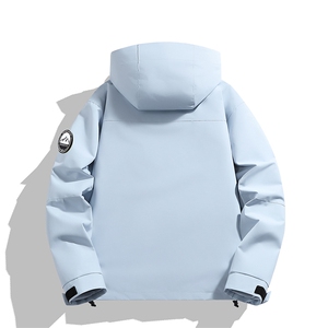 户外冲锋衣三合一可拆卸登山防寒服外套男XS6199-P80/三合一P110图片