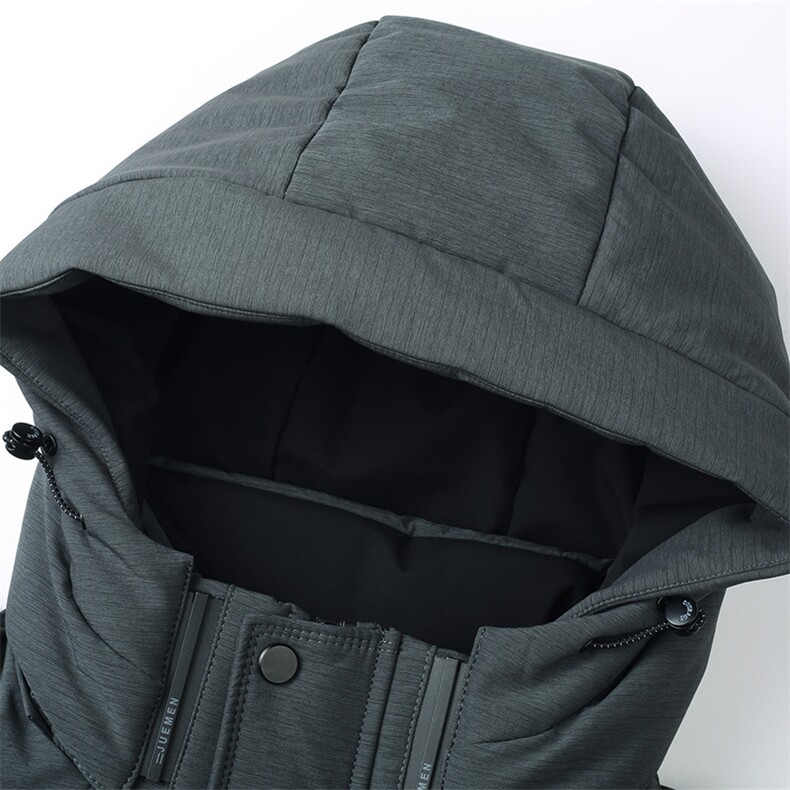 2023冬季新款男士白鸭绒羽绒服加厚保暖休闲上衣中年爸爸装外套,男装羽绒服,电商B212（原钱塘6029）