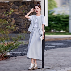 2025年夏季新款三件套，女装套装/套裙，红依一坊