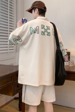 夏款青少年运动半袖套装刺绣印花翻领Polo衫男女6631-P70控价98，男装Polo衫，电商A441-1