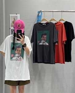 夏季新款 大版图案短袖图片