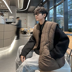 秋冬cleanfit美式街头宽松马甲叠穿无袖背心外套-MJ151，男装背心/马甲，星座1002-2
