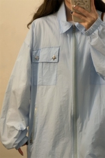 1中性工装大口袋大码M-5XL黄灯外套户外潮牌防晒服FS77006P50控78，男装防晒衣，星座226-2
