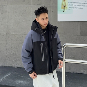 2025冬季标90绒连帽白鸭绒羽绒服大码 360-p390图片