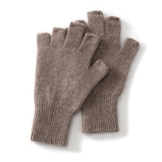 2025年冬季新款百搭一线漏手指手套，手套，蒙娇羊绒