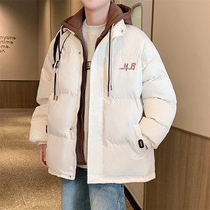 冬季宽松/假两件休闲外套潮加厚棉衣XZ102B-1M8008-P125图片
