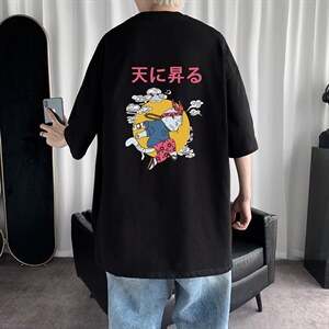 DX17012-P20纯棉短袖t恤男大码半袖打底衫宽松体恤衫港风,男装T恤,电商A040