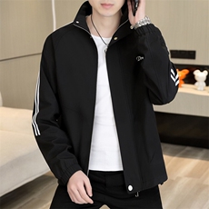 春季新款男士立领简约休闲百搭潮流夹克外套上衣7809P90，男装夹克，电商B226-2（原B217-2）