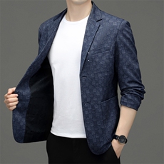 2022西服男士春秋季新款休闲西服商务休闲轻薄单西防晒上衣外套男，男装防晒衣，钱塘6003（原4033）