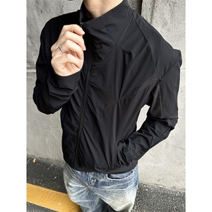 春夏款高品质冰感速干防晒服休闲户外运动外套透气弹力机能风夹克图片