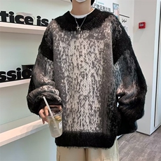 拼色提花圆领毛衣男欧洲站潮牌冬季打底针织毛衫MY690P53，男装针织衫/毛衣，星座410-2