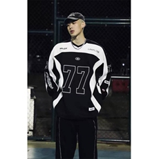 2026春季新款港风美式拼色贴布刺绣套头卫衣夹克男潮JK1419-P68，男装夹克，星座313A(原308A-2)