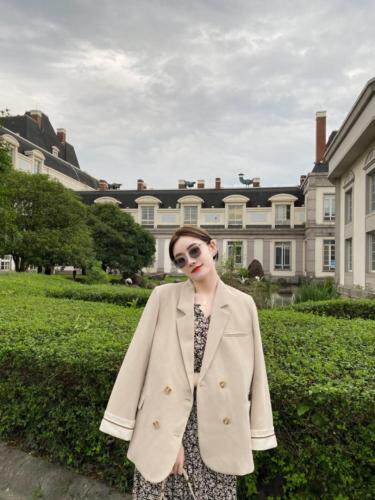 秋款西装，女装西装，甜野