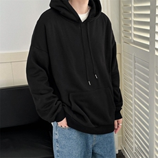 现货-青少年连帽套头卫衣男春秋宽松休闲上衣外套W6690-P55，男装夹克，电商A351