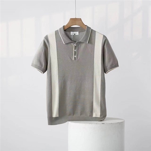 夏季短袖针织衫翻领polo冰丝 薄款  N6703-P55图片