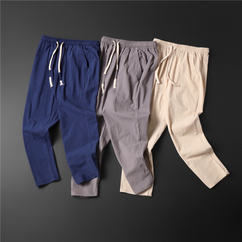 K35秋冬新款风休闲九分裤男士裤子，男装休闲裤，星座1115-1