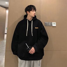 纯棉连帽卫衣男大码运动帽衫宽松薄WY2293-P35，男装卫衣，电商A040