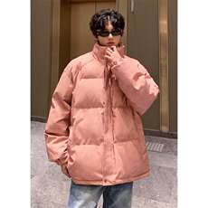 现货）档口图美拉德复古皮棉衣纯色立领加厚棉袄棉服7383-特P90，男装棉衣，星座1213