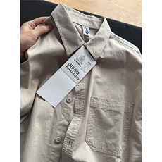 棉纯棉衬衫成衣水洗匠心工艺内里全埋夹男女宽松纯色衬衣，男装衬衫，星座301C-5