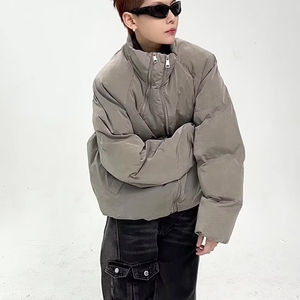 美式2025新款休闲夹克男士外套春秋款潮牌大码秋季衣服男装冲锋衣图片
