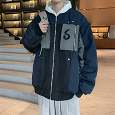 春秋季外套男韩版潮流宽松百搭休闲学生机能工装夹克JK09210-P60，男装夹克，星座308B-1