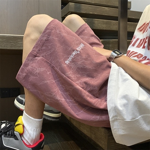 夏季扎染刺绣五分短裤 XZ604-DK502-P35控48图片