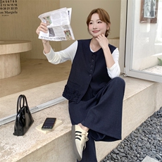 新款主推西装马甲二件套2613-P175-K258，女装套装/套裙，2C129