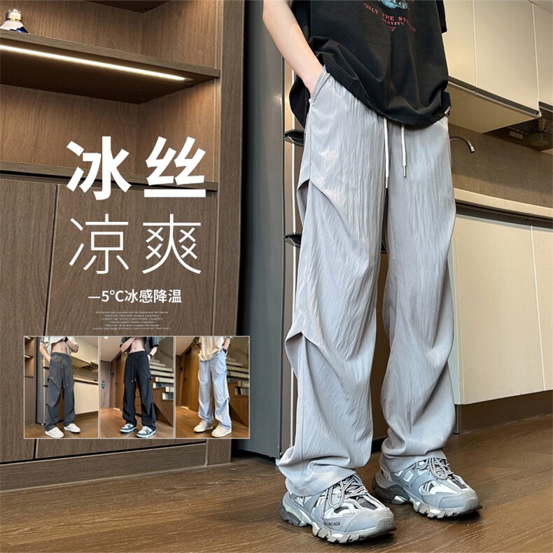 2024 夏季新款 内景大码美式伞兵冰丝裤M-5X HK24453-特P25图片