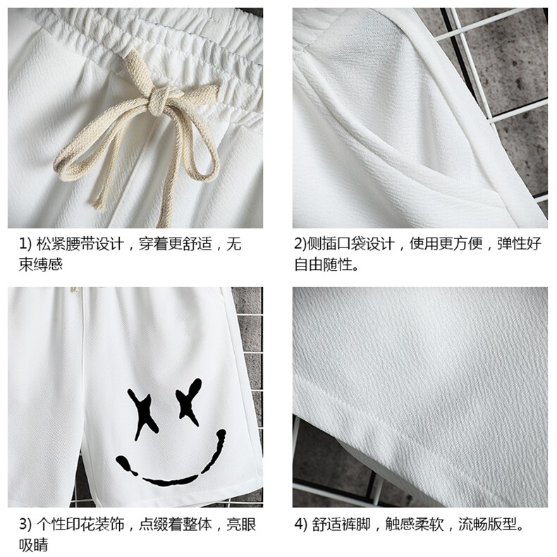 MK37190-P15冰丝短裤男士大码宽松休闲五分裤男运动中裤网格挂拍,男装休闲裤,电商A040A