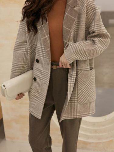 冬季新款双面羊绒大衣，女装，拉嘉图