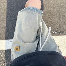 XZ616夏季新款麻绳贴标牛仔裤休闲短裤TY815P45控58，男装牛仔裤，星座512A（原616）