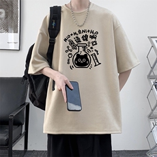 麂皮绒短袖t恤男大码半袖男JD82421-P25，男装T恤，电商A040