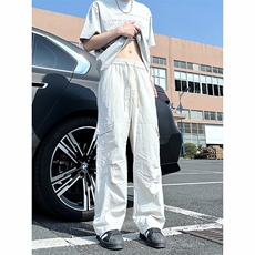 A178三防面料2025新款工装裤宽松直筒XK309P45限价78，男装休闲裤，电商A178