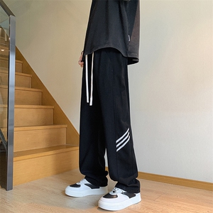 牛仔裤男秋冬新款港式宽松美式休闲阔腿裤K2367-P52图片