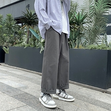品质美式高街复古港风ins潮牌直筒宽松工装休闲裤C546*P50控58，男装休闲裤，星座227-2