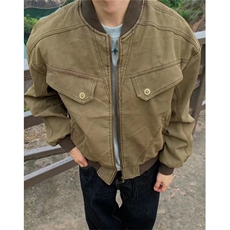复古工装夹克男女春秋冬新款棒球服宽松痞帅外套JW25，男装夹克，星座1116A（原606A-3）