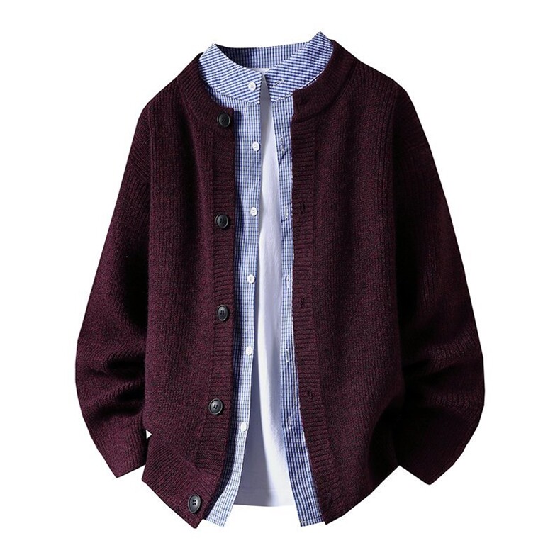 8752-P802025年秋冬新款休闲毛衣男士时尚长袖宽松针织衫上衣，男装针织衫/毛衣，电商A113