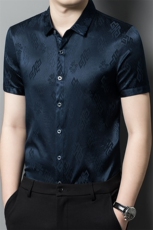 GBN8868男士2023夏季新款短袖衬衫打底衫商务休闲男装P255，男装衬衫，电商B360
