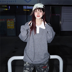 美式假两件polo领针织衫男款秋冬高级感内搭打底毛衣MYZ12，男装T恤，星座516A