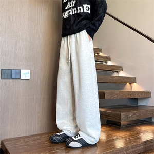 K5090/P45春装运动裤卫裤男士加厚保暖休闲裤大码运动裤子图片
