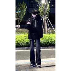 ！拿图不拿货！裤脚毛边cleanfit牛仔裤子KZA01-P50，男装牛仔裤，星座1007（原301D）