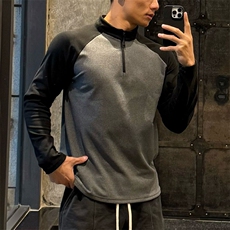 半高领德绒可外穿打底衫男款内搭加绒卫衣高级感秋冬T170-P35，男装T恤，星座308B-2