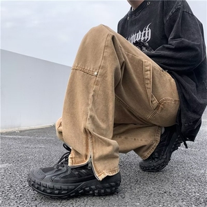 美式牛仔裤男春秋新款休闲直筒裤T1623P58图片