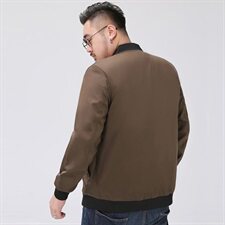 春装新款男士夹克衫男上衣薄款休闲外套XL-8XL加肥大码8809款，男装夹克，星座802