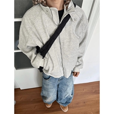 网络图现货冬季新款宽松假两件毛呢连帽棉服外套RM67-P105，男装棉衣，星座1005-4