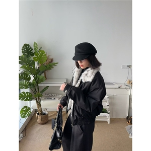 现货DW309-特价110原版对图高品质毛领座山雕外套图片