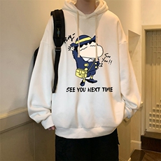 纯棉连帽卫衣男大码运动帽衫宽松薄WY2240-P35加绒款-P40，男装卫衣，电商A040