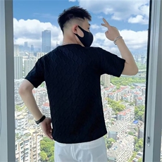 文艺男圆领纯色日系潮ins标准短袖时尚潮牌青春流行夏季潮流T恤，男装T恤，星座1013