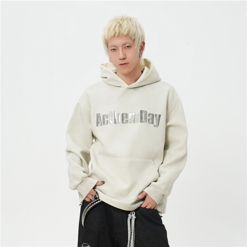 美式高街水洗喷色宽松连帽卫衣设计感情侣外套1015-WY373-P95,女装短外套,四季星座1015